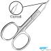 YNR Curved Blade Stainless Steel Cuticle Scissors for Manicure Pedicure - Professional Beauty Grooming Tool for Thick Toenails, Eyebrows, Nose Hair - Men and Women - Buy Online on SooperMarket.com