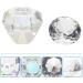 FRCOLOR 3 Pcs Nail Art Crystal Cup Glass Container with Lid Liquid Powder Dappen Dish Manicure Care Tools Nail Tech Clear Fingernail Polish Nail Art Dish Cup White With Cover Cup Bowl 5.5x5.5cmx3pcs Whitex3pcs - Buy Online on SooperMarket.com