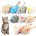 Adiwo Cat Toys - 9 Piece Plush Mouse Set with Catnip | Interactive Toys for Cats & Kittens - Buy Online on SooperMarket.com