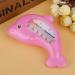 Cute Dolphin Bath Thermometer for Baby - Water Safety Measurement & Indoor Temperature (Rose Red Dolphin - Buy Online on SooperMarket.com
