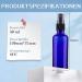 8 Pack of 50ml Blue Glass Spray Bottles - Portable and Refillable Cosmetic Atomizer for Travel and Makeup - Buy Online on SooperMarket.com