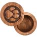 EDHAS Acacia Wood Decorative Urns Funeral Cremation Urn for Ashes for Dogs Pet Urns for Cats (8.89cm x 8.89cm x 6.35cm) - Buy Online on SooperMarket.com