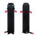 Mewaii 36in Long Luminous Cat Plush Pillows Stuffed Animals Squishy Pillows - Plushie Cute Lighting Kitty Sleeping Hugging Plush Pillow Soft Toys for Kids(Black) Black Night Light Cat 36inch/90cm
