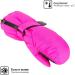 Highcamp Waterproof Winter Snow Ski Mitten Gloves with Zipper - Kids XS (1-3 Y) Rosa - Buy Online on SooperMarket.com