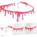 ABOOFAN 2 Sets Hairpin Blood Necklace Childrens Demon Costume Ox Horn Hair Clip Devil Horns Hair Clip Devil Costume Accessory Hair Clips Ornament Kits Halloween Hair Supplies Plastic - Buy Online on SooperMarket.com