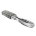 CareforYou Pedicure Foot File Callus Rasp Scrubber Hard Dead Rough Skin Callus Remover Reducer 2 Sides Clear Handle