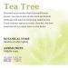 Aura Cacia 100% Pure Tea Tree Essential Oil - GCMS Tested - 7.4 ml with Uses Insert - Buy Online on SooperMarket.com