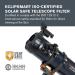 Celestron  EclipSmart Safe Solar Eclipse Telescope Filters  ISO 12312-2 Compliant  Works with AstroMaster 114EQ & Celestron 114AZ-SR Telescopes  Observe Solar Eclipses & Sunspots  Safe  Snug Fit - Buy Online on SooperMarket.com