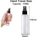 4Pcs 100ml Spray Bottle Empty Plastic Fine Mist Travel Atomiser Set with 2 Funnels & 12 Labels - Clear Refillable & Reusable Bottle Toiletries Liquid Containers for Cosmetic Make-up by JamHooDirect - Buy Online on SooperMarket.com