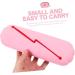 Angoily Silicone Makeup Brush Organizer Bag - Pink Cosmetic Brush Holder & Storage - Small Makeup Bags (20.5x6.5cm) for International Shipping - Buy Online on SooperMarket.com