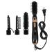 Baluue 1 Set Curling Iron Hairdressing Tool Portable Heating Curler Personal Hair Curler Curlers Abs Black