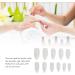 Half Frosted Fake Nail 550 False Nails Carve Free Grinding Long Fake Nails Ultra Thin Lightweight for Nail Salon (Almond) - Buy Online on SooperMarket.com
