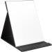 DUcare Travel Mirror Folding Mirror Make up Mirror Pocket Mirror with Stand Portable and Slim Black