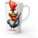 White Ceramic Kids Chicken Mug - Large 483 ml Perfect for Hot Chocolate or Milk Fun and Easy to Use - Buy Online on SooperMarket.com