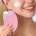 Face Wash Scrubber | Double Side Silicone Face Scrub Brush Manual Skin Care Scalp Brush Multi-Use Handheld Scrubber Solid Powder - Buy Online on SooperMarket.com