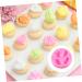 Cabilock 9 Pcs Baking Mold Silicone Chocolate Molds Pastry Silicone Mold Jelly Pink Cake Machine 7X7X1CMx3pcs Pinkx3pcs - Buy Online on SooperMarket.com