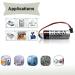 Buy Pack of 5 ER17500V 3.6V 2700mAh Battery for M70 M60 PLC Backup - International Shipping Available - Buy Online on SooperMarket.com