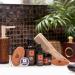 Blackbeard's Ultimate Beard Care Set - Benzoe-Orange Fragrance | Oil Balm Soap Brush Comb & Shears | Perfect Gift for Beards - Buy Online on SooperMarket.com