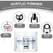 4.23oz Professional Crystal Clear Acrylic Nail Powder for French Manicure Extension - Buy Online on SooperMarket.com