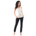 Purpless Maternity Pregnancy Over Bump Support Joggers Comfortable Trousers for Pregnant Women 1307 16 Black