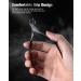 FERYES Wide Jaw Thick Toenail Clippers Thick Toenails - Precision Stainless Steel Toe Nail Clippers for Thick Nails for Seniors with Catcher -Black - Buy Online on SooperMarket.com