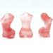 Crystals and Stones Lady Model Statue Figurines Reiki Miniature Handmade Sculpture Sex Female Body Carved Ornament Gift Living Room Decor 1pc (Color : Cherry Quartz Size : 1 PCS) 1 PCS Cherry Quartz