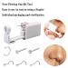 2 Pack Self Nose Piercing Gun Kit with Nose Stud - White | Safety Nose Piercing Tool - Buy Online on SooperMarket.com