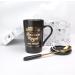 Funny Papa Gift - Best Dad Ceramic Coffee Cup 400ml with Lid | Father's Day Gifts - Buy Online on SooperMarket.com