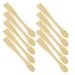 FRCOLOR 10pcs mask spoon Gold Mini Facial Cream Spoons cosmetic scoop spatula Bar Spoon mini facial spatula facial mask spatula Makeup Beauty Spoons cosmetic spoon abs small spatula face