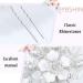 Bride Wedding Silver Crystal Hair Pins - 3 Pack Bridal Headpieces for Women and Girls - A-Silver - Buy Online on SooperMarket.com
