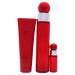 Perry Ellis 360 Red Men 3.4oz EDT Spray 7.5ml EDT Mini Spray 3oz Shower Gel 3 Pc Gift Set - Buy Online on SooperMarket.com