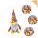 ABOOFAN Doll Thanksgiving Harvest Rudolph Gnome Decoration for Decor Figurine Autumn Festival Party Assorted Color 28X11X7CM - Buy Online on SooperMarket.com