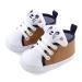LACOFIA Baby Boys Sneakers Infant Anti-Slip Soft Sole 3D Animal First Walking Shoes 6-9 Months Khaki