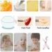 Non-Slip Silicone Baby Suction Plate Set with Divided Placemat - Green | Includes Bendable Fork & Spoon | Toddler Feeding Plate for Self Feeding Training - Buy Online on SooperMarket.com