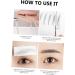 Angoily 4pcs Eyebrow Stickers Waterproof Eyebrow Brown Eyebrow Tool 3d Shaping Post Paper - Buy Online on SooperMarket.com