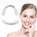 xindinuo 2 Pairs Snap On Dentures,Veneer Teeth,Fake Teeth,Instant Veneers Dentures For Men And Women,Fix Confident Smile