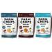 ParmCrisps Snack Mix  Variety (Original, Smokey Barbeque, and Ranch) Cheese Parm Crisps and Nuts Snack, Made Simply with 100% Cheese Crisps, Almonds, Cashews, and Pistachios | Healthy High-Protein Snack, Low Carb, Gluten Free, Low Sugar | 6oz (Pack of 3)