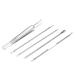 Layhou 5PCS Stainless steel Acne Removal Kit Blackhead Remover Facial Pimple Comedone Needle