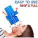 20pcs CPR Filtering Mask Accessory Professional Cardiopulmonary Resuscitation Face Shield Replacement One Way Valve Mouthpower to Breathe Resuscitator (Blue) - Buy Online on SooperMarket.com