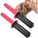 Hair Curling Roll Comb 2pcs Hair Curler Hair Curling Roll Comb Anti Slip Curling Wand Hairstyling ToolsHair Straightening Irons Curling for Hair Salon Home - Buy Online on SooperMarket.com