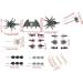 JSGHGDF Bat/Spiders Hairpins Hot Hair Clip Halloween Hair Clip for Woman 4 - Buy Online on SooperMarket.com