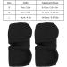 2Pcs Adjustable Dog Cat Leg Brace Elastic Warm Knee Pads for Surgery Wound Support and Stability for Injury Recovery Prevent Licking (Black) - Buy Online on SooperMarket.com