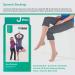 Juzo 3511 Dynamic Soft Closed Toe Stockings for Men II - 20-30 mm Hg Compression | Sili Dot Tone - Black | International Shipping Available - Buy Online on SooperMarket.com