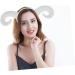 Gogogmee Sheep Horn Headband Head Band Halloween Decor Animal Headdress Halloween Hair Accessory Horn Hairband Funny Hairband Sheep Horn Hair Hoops Hair Decor Photo Prop Cotton White One Size White - Buy Online on SooperMarket.com