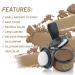 VOLLUCK Root Touch Up Hair Powder - Dark Brown Root Cover Up Stick for Thinning Hair, Bald Spots, Eyebrows, Beard Line - Men and Women - Light-Brown - Buy Online on SooperMarket.com