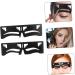 MAGICLULU 4 Pcs Eyebrow Ruler Eyebrow Stencil Template Practical Female Makeup Tool Artifact Make up - Buy Online on SooperMarket.com