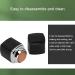 Mini Portable Facial Roller Volcanic Stone Oil Absorbing Ball for Skincare Reusable Facial Skin Care Tools for Exquisite Makeup Easy Cleaning Makeup Beauty Accessories for Female Girls(Black) - Buy Online on SooperMarket.com