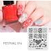 Alexnailart Stamping Plate Heart Template - Nail Art Tools (FE014) - Buy Online on SooperMarket.com