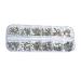 kesurpae Women Fingernail Flatback Rhinestones Assortment Set Home Salon Girls Crystals Assorted Kit Nail Art Handicraft