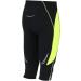 Airtracks 3/4 Functional Running Pants - Breathable Compression Tights - Quick-Drying XXL Black/Neon - International Shipping Available - Buy Online on SooperMarket.com